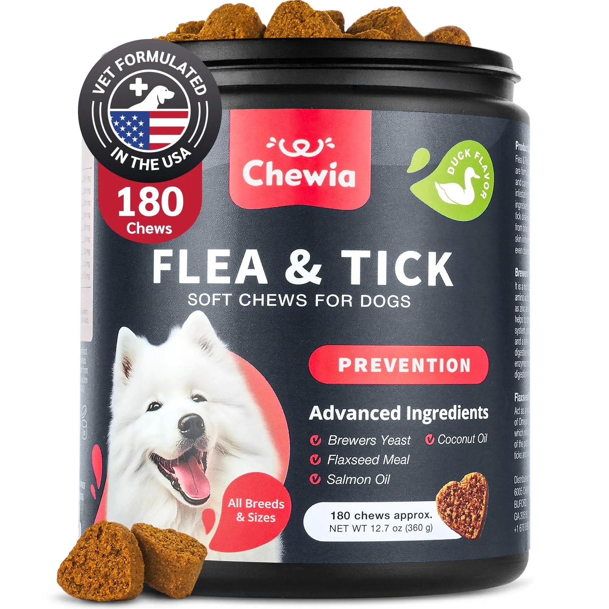 Lokia™ Shield-Dog: Flea & Tick Defense | Prevención Natural de Pulgas y Garrapatas para perros (Soft Chews)