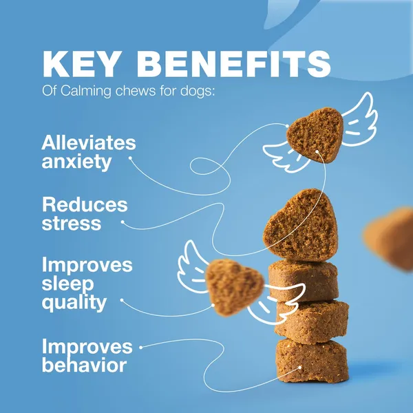 Lokia™ Deep Calm: Hemp Calming Complex | Alivio de Ansiedad, Estrés y Control de Comportamiento (120 Soft Chews)