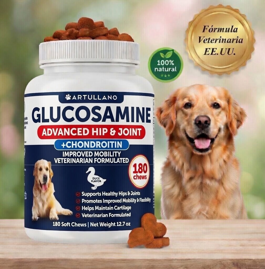 Lokia™ Flex-Move: Glucosamine & Chondroitin Complex | Soporte Articular, Cadera y Movilidad (120 Soft Chews)